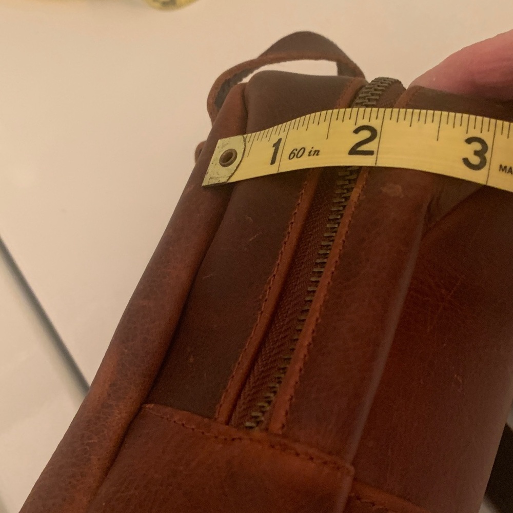 Leather backpack - image 9